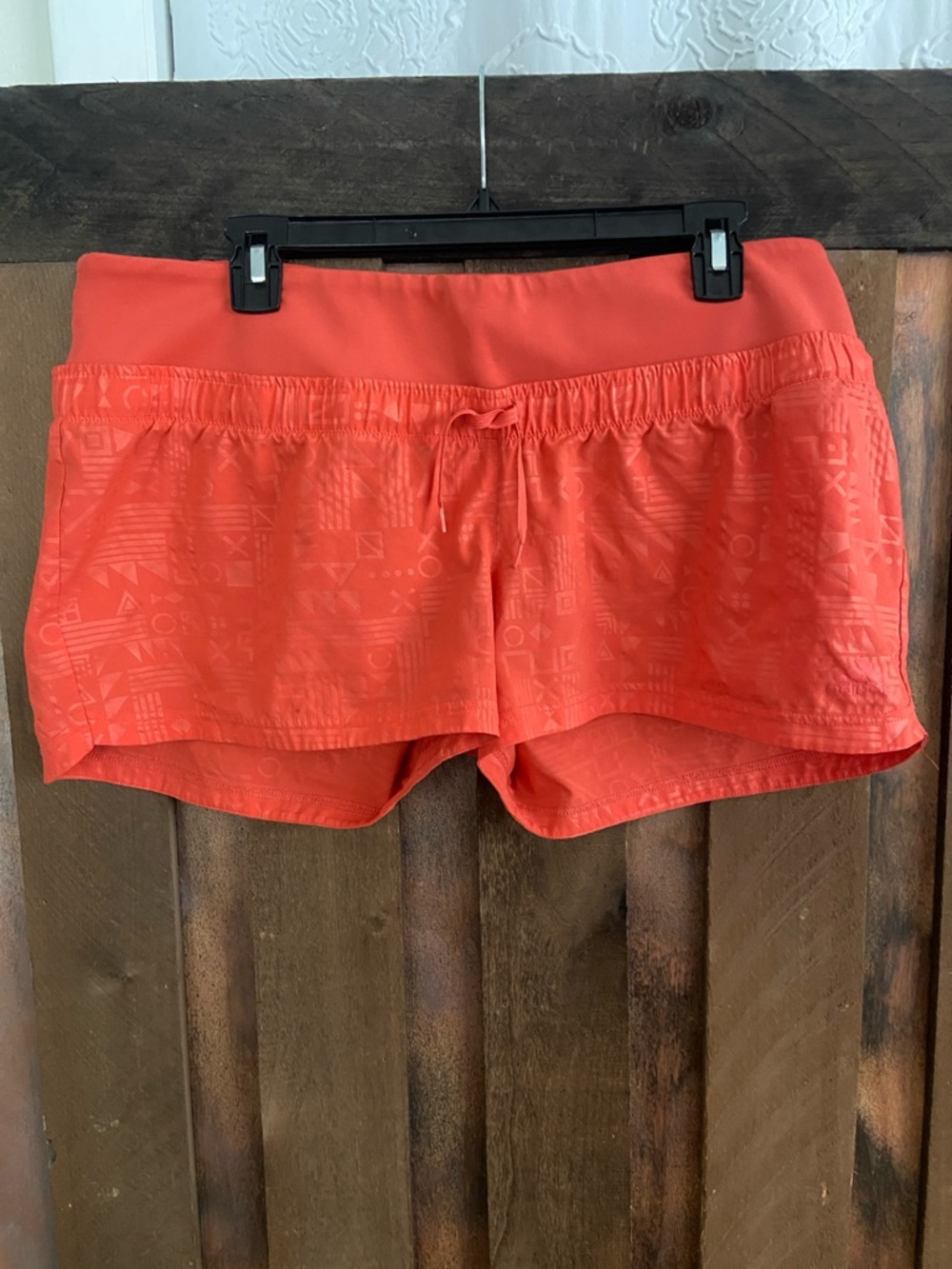 adidas Coral Athletic Running Shorts with Subtle Geometric Print